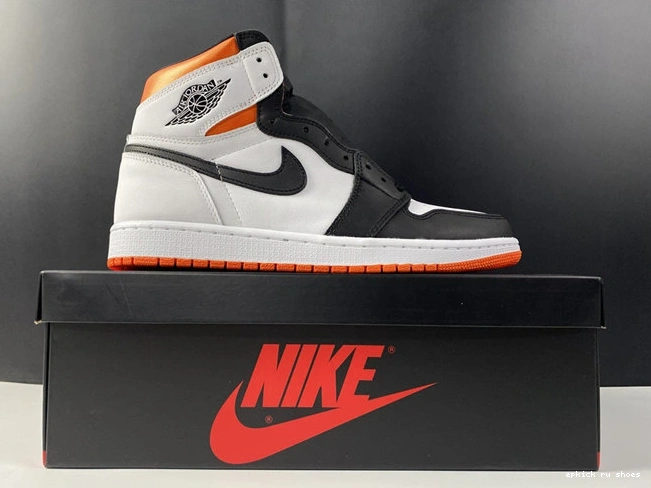 Cheap Orange QuickDry Jordan1 Retro Electro 3737 555088- 1029